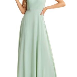 Ever-Pretty Women's Chiffon One Shoulder Crystal A Line Bridesmaid Dress
